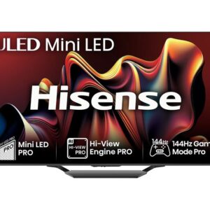 HISENSE 55U7NQTUK 55 Smart 4K Ultra HD HDR Mini LED TV with Amazon Alexa
