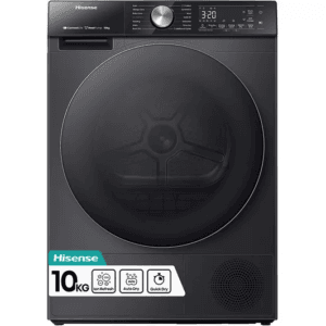 HISENSE 5S Series DH5S102BB WiFi-enabled 10 kg Heat Pump Tumble Dryer - Black