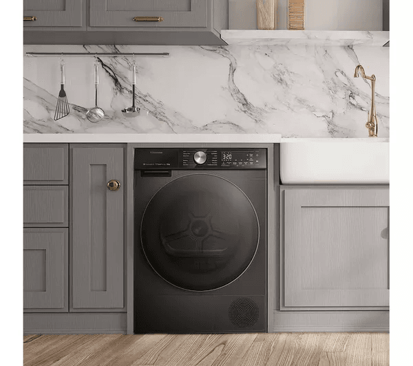 HISENSE 5S Series DH5S102BB WiFi-enabled 10 kg Heat Pump Tumble Dryer - Black