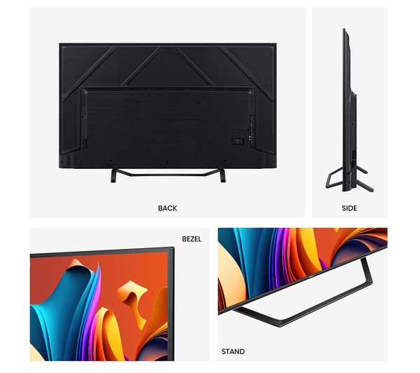 HISENSE 65A7NQTUK 65 Smart 4K Ultra HD HDR QLED TV with Amazon Alexa