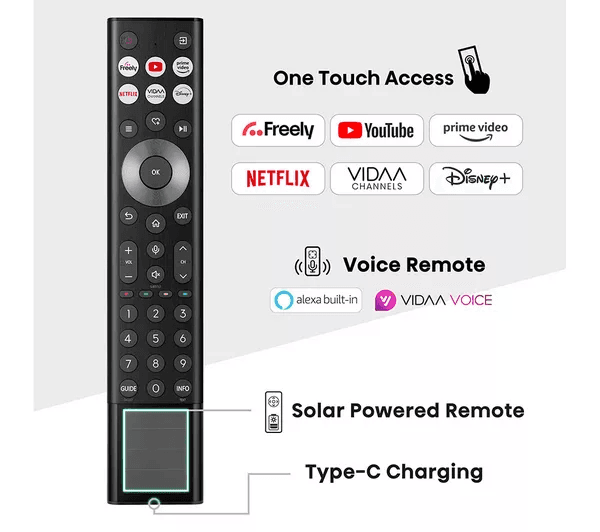 HISENSE 65U7NQTUK 65 Smart 4K Ultra HD HDR Mini LED TV with Amazon Alexa