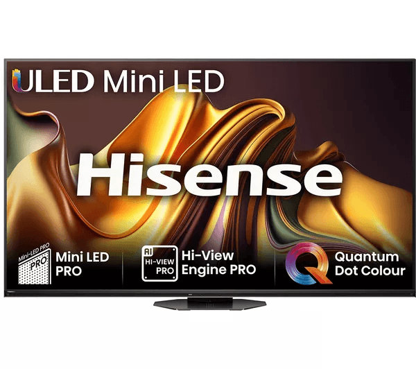 HISENSE 65U8NQTUK 65 Smart 4K Ultra HD HDR Mini LED TV with Amazon Alexa