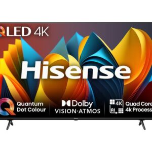 HISENSE 75E7NQTUK 75 Smart 4K Ultra HD HDR QLED TV with Amazon Alexa