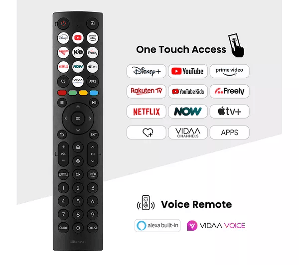 HISENSE 75U6NQTUK 75 Smart 4K Ultra HD HDR Mini LED TV with Amazon Alexa