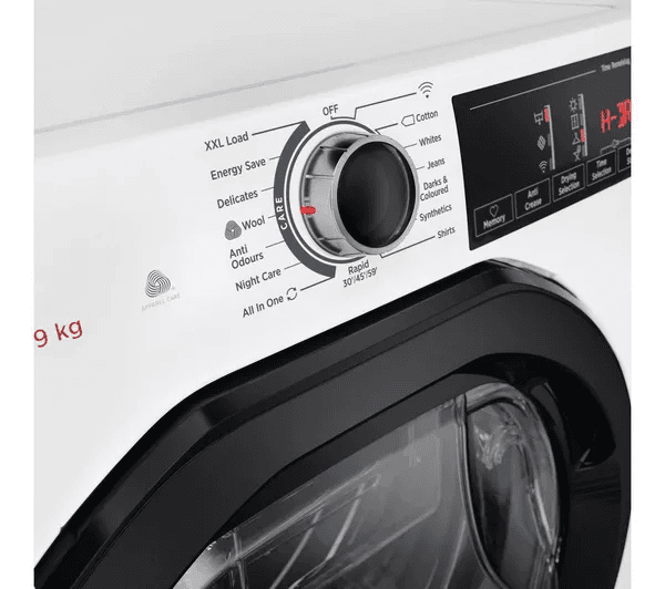 HOOVER H-Dry 350 HRE H9A3TBE-80 N WiFi-enabled 9 kg Heat Pump Tumble Dryer - White