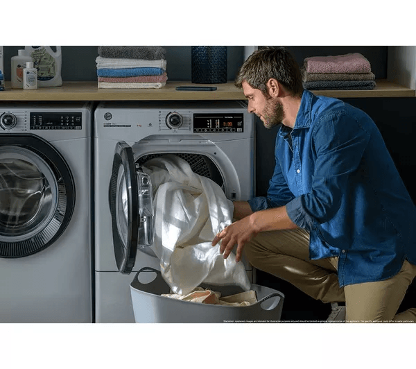 HOOVER H-Dry 350 HRE H9A3TBE-80 N WiFi-enabled 9 kg Heat Pump Tumble Dryer - White