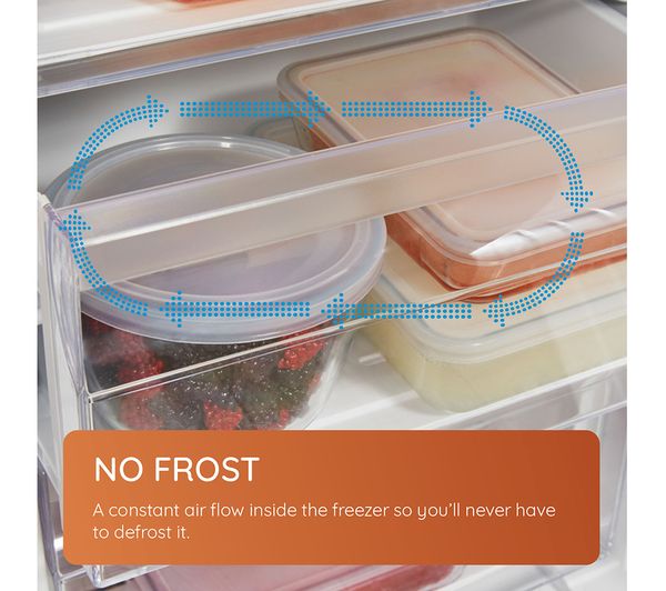 HOTPOINT Frost Free HBC18 5050 F2 Integrated 50 50 Fridge Freezer - Sliding Hinge