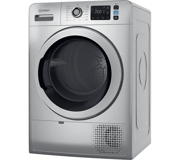 INDESIT Push&Go YT M11 82SS X UK 8 kg Heat Pump Tumble Dryer - Silver