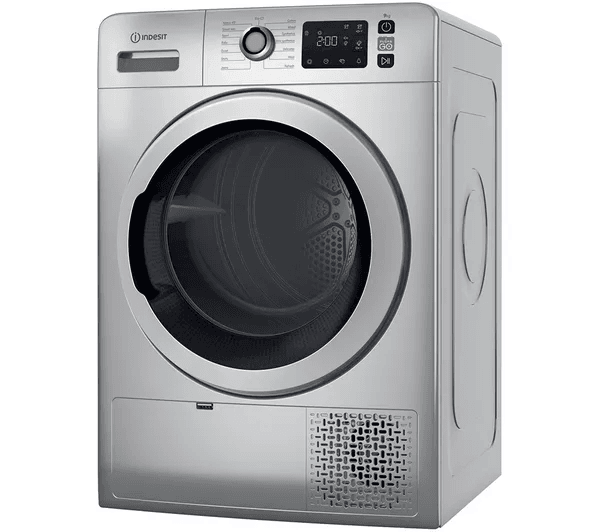 INDESIT Push&Go YT M11 92SS X UK 9 kg Heat Pump Tumble Dryer - Silver