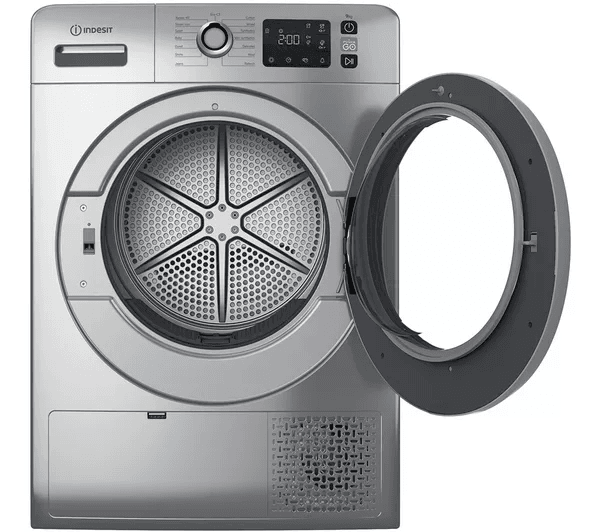 INDESIT Push&Go YT M11 92SS X UK 9 kg Heat Pump Tumble Dryer - Silver