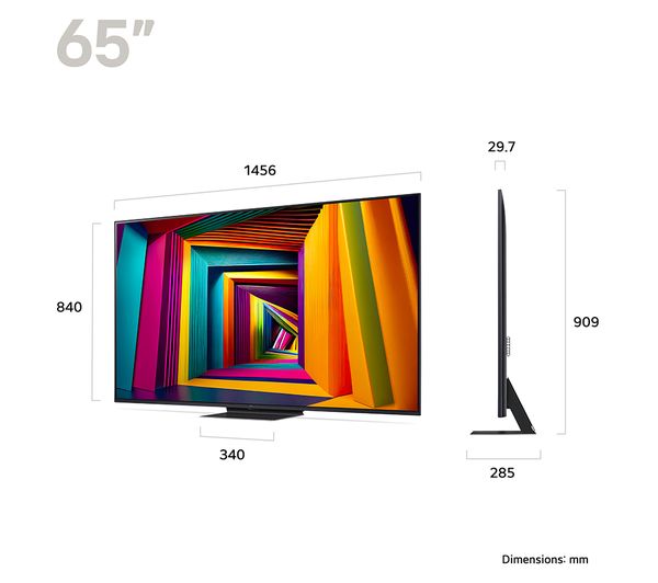 LG 65UT91006LA 65 Smart 4K Ultra HD HDR LED TV with Amazon Alexa