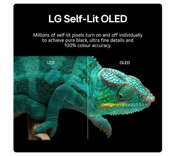LG B4 55 inch OLED 4K HDR Smart TV (2024) - OLED55B46LA