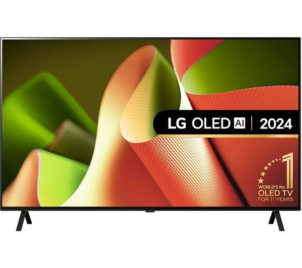 LG B4 55 inch OLED 4K HDR Smart TV (2024) - OLED55B46LA