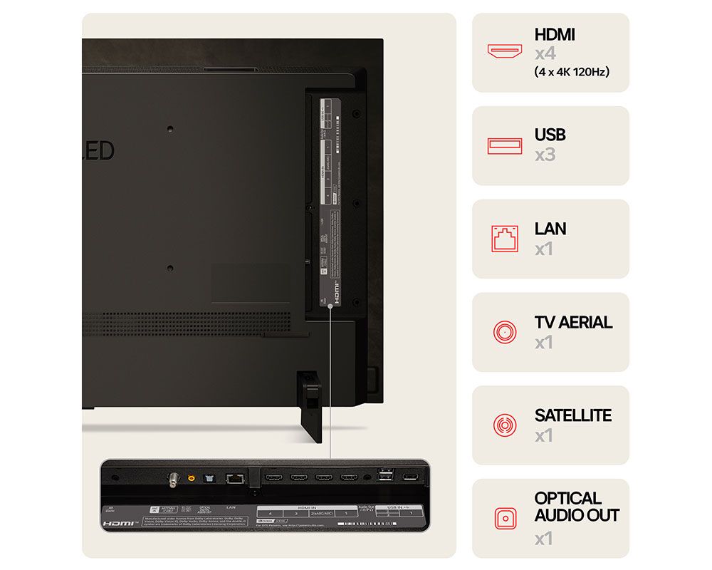 LG C4 42 inch OLED evo 4K HDR Smart TV (2024) - OLED42C44LA