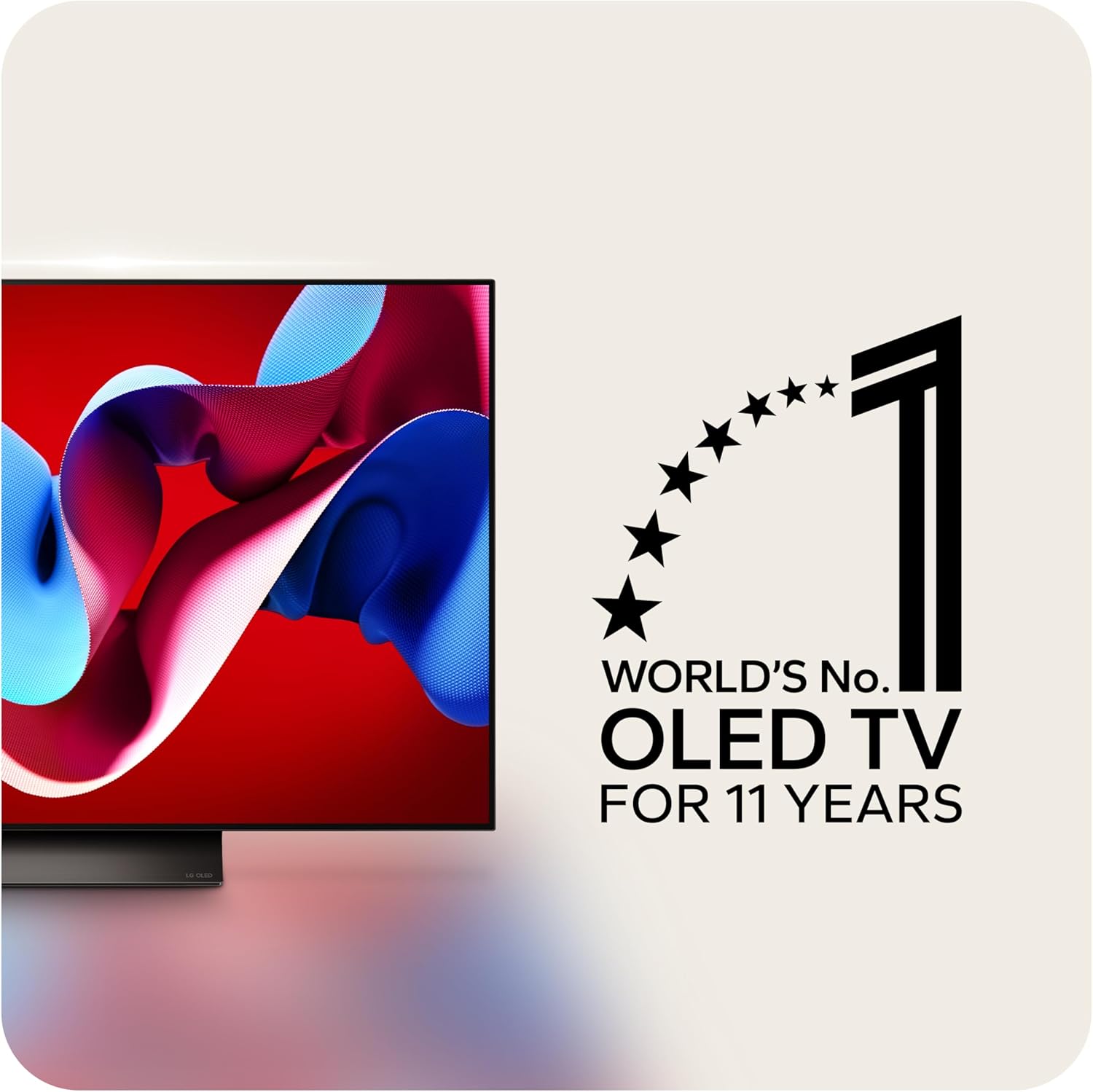 LG C4 48 inch OLED evo 4K HDR Smart TV (2024) - OLED48C44LA