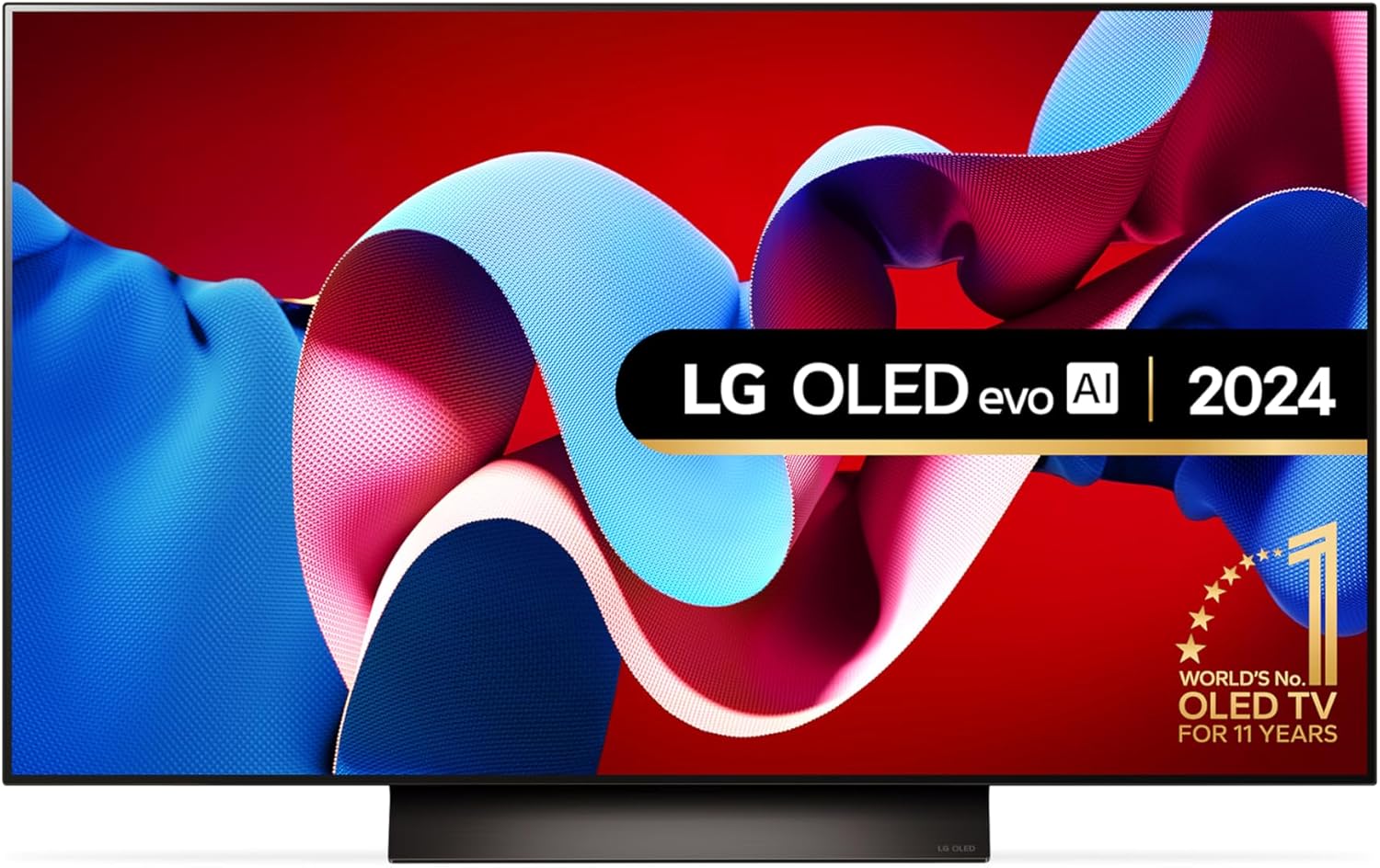 LG C4 48 inch OLED evo 4K HDR Smart TV (2024) - OLED48C44LA