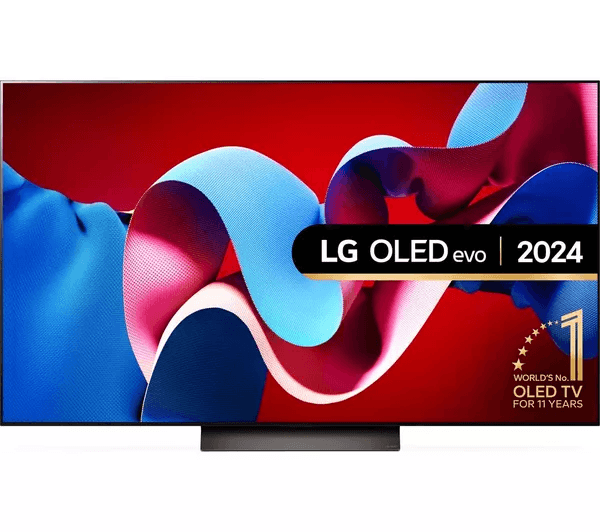 LG C4 55 inch OLED evo 4K HDR Smart TV (2024) - OLED55C46LA