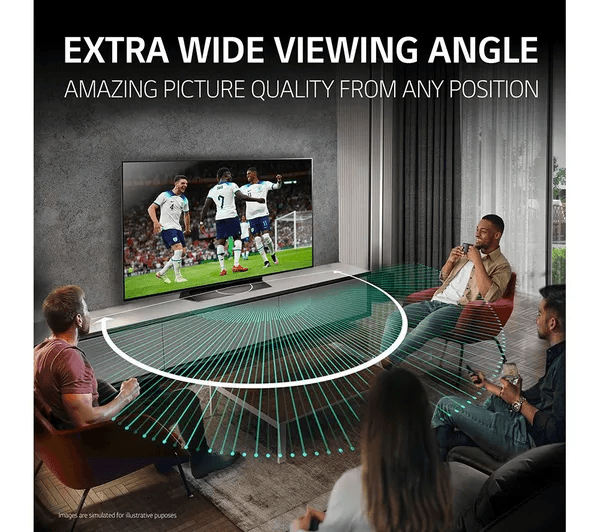 LG C4 55 inch OLED evo 4K HDR Smart TV (2024) - OLED55C46LA