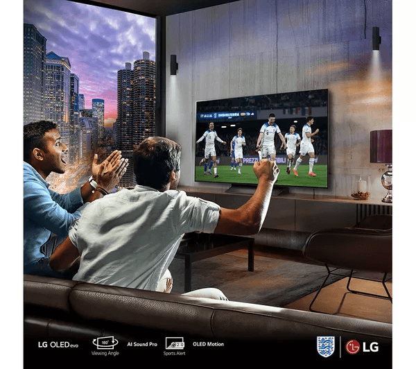 LG C4 55 inch OLED evo 4K HDR Smart TV (2024) - OLED55C46LA