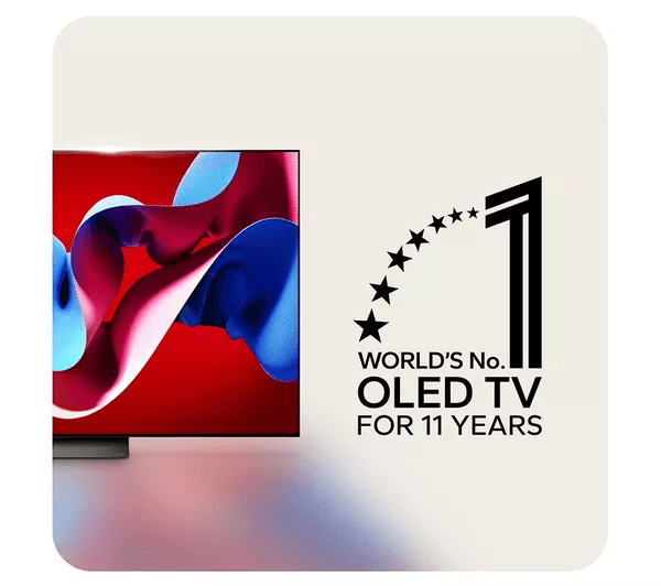 LG C4 65 inch OLED evo 4K HDR Smart TV (2024) - OLED65C46LA