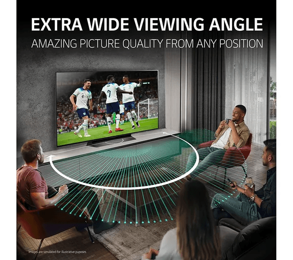 LG C4 77 inch OLED evo 4K HDR Smart TV (2024) - OLED77C46LA