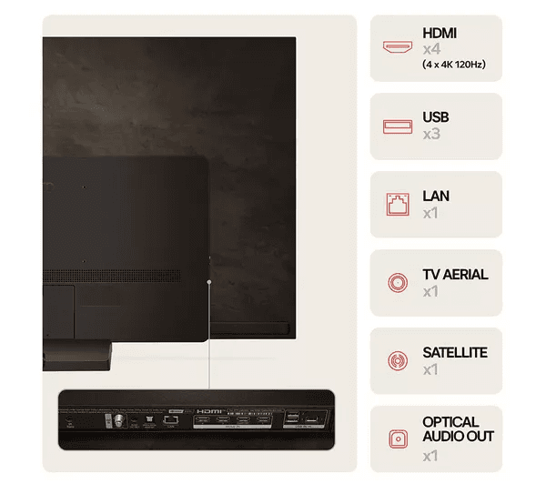 LG C4 77 inch OLED evo 4K HDR Smart TV (2024) - OLED77C46LA