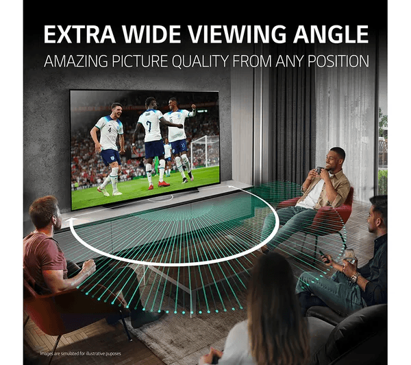 LG C4 83 inch OLED evo 4K HDR Smart TV (2024) - OLED83C44LA