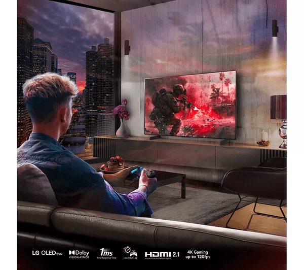 LG C4 83 inch OLED evo 4K HDR Smart TV (2024) - OLED83C44LA