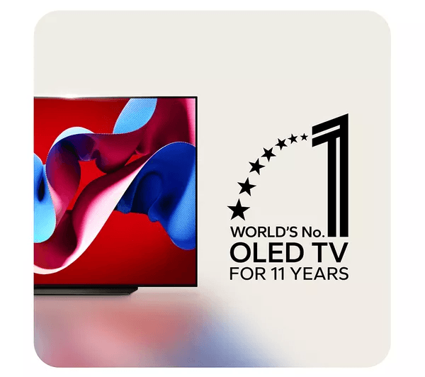 LG C4 83 inch OLED evo 4K HDR Smart TV (2024) - OLED83C44LA