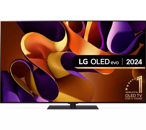 LG G4 55 inch OLED evo 4K HDR Smart TV (2024) - OLED55G46LS