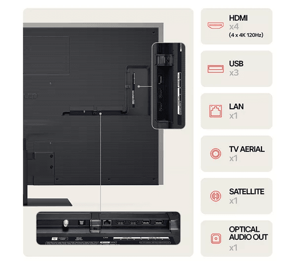 LG G4 65 inch OLED evo 4K HDR Smart TV (2024) - OLED65G46LS