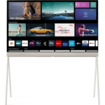 LG Objet Collection Posé 42LX1Q6LA 42  Smart 4K Ultra HD HDR OLED TV with Google Assistant & Amazon Alexa - Beige