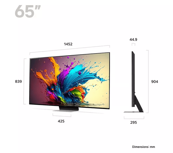 LG QNED91 86 inch Mini LED 4K HDR Smart TV (2024) - 86QNED91T6A