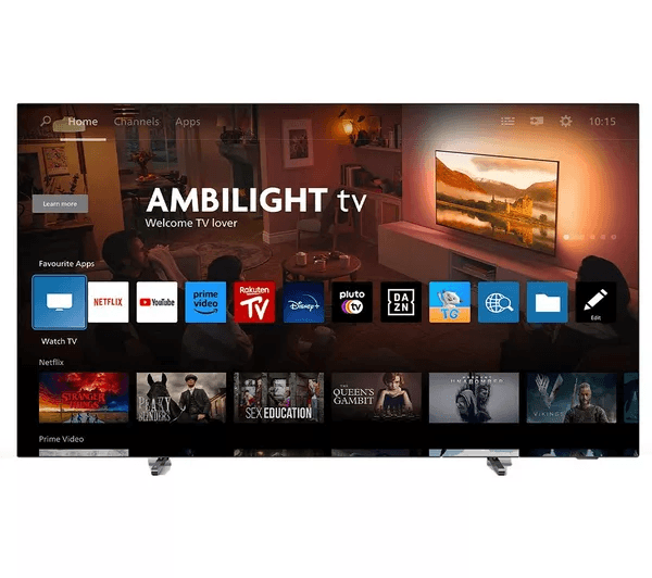 PHILIPS Ambilight 65OLED759 12 65 Smart 4K Ultra HD HDR OLED TV