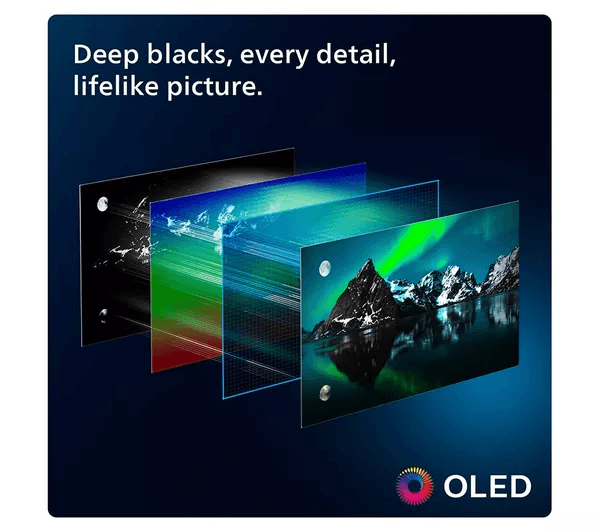 PHILIPS Ambilight 77OLED759 12 77 Smart 4K Ultra HD HDR OLED TV
