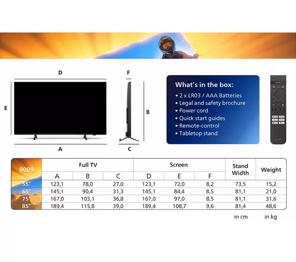 PHILIPS The Xtra 85PML9009 12 85 Smart 4K Ultra HD HDR Mini LED TV