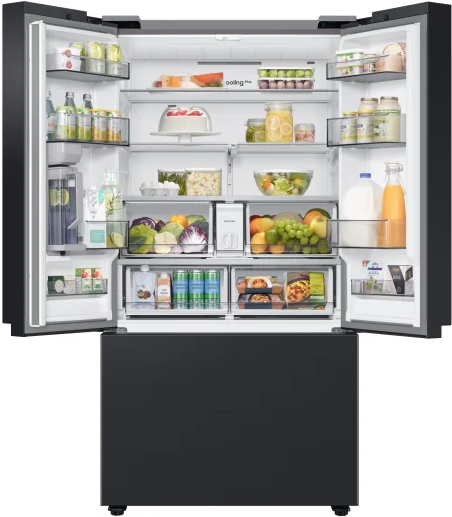 SAMSUNG Bespoke SpaceMax RF24BB620EB1EU Smart Fridge Freezer - Black