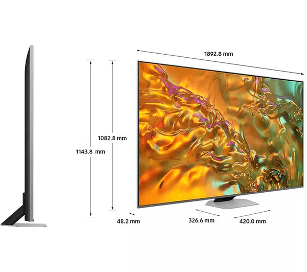 SAMSUNG Q80C 98 inch Smart 4K Ultra HD HDR QLED TV (2023) - QE98Q80C