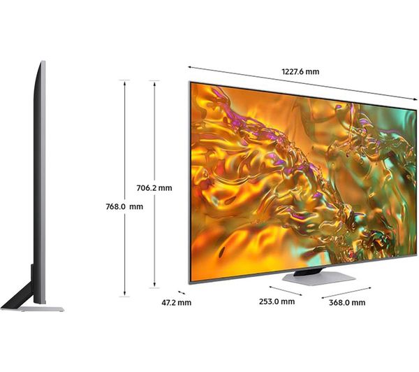 SAMSUNG Q80D 55 inch QLED 4K HDR Smart TV (2024) - QE55Q80D