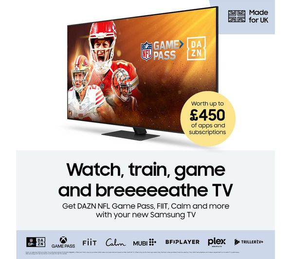 SAMSUNG Q80D 55 inch QLED 4K HDR Smart TV (2024) - QE55Q80D