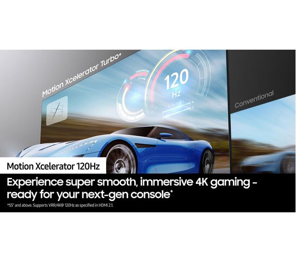 SAMSUNG Q80D 55 inch QLED 4K HDR Smart TV (2024) - QE55Q80D