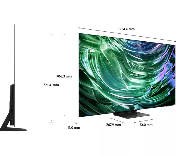 SAMSUNG S90D 55 inch OLED 4K HDR Smart TV (2024) - QE55S90D