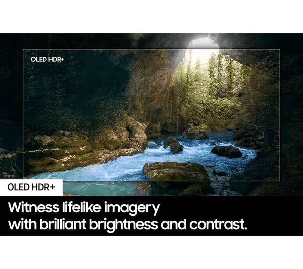 SAMSUNG S90D 55 inch OLED 4K HDR Smart TV (2024) - QE55S90D
