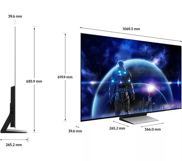 SAMSUNG S93D 48 inch OLED 4K HDR Smart TV (2024) - QE48S93D