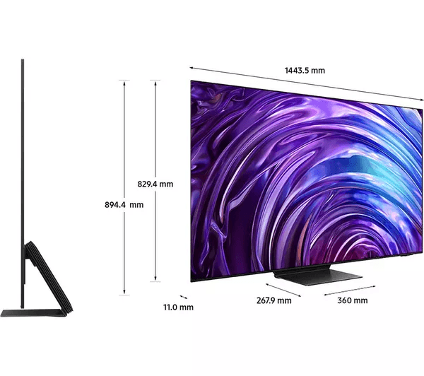 SAMSUNG S95D 65 inch OLED 4K HDR Smart TV (2024) - QE65S95D