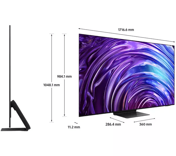 SAMSUNG S95D 77 inch OLED 4K HDR Smart TV (2024) - QE77S95D