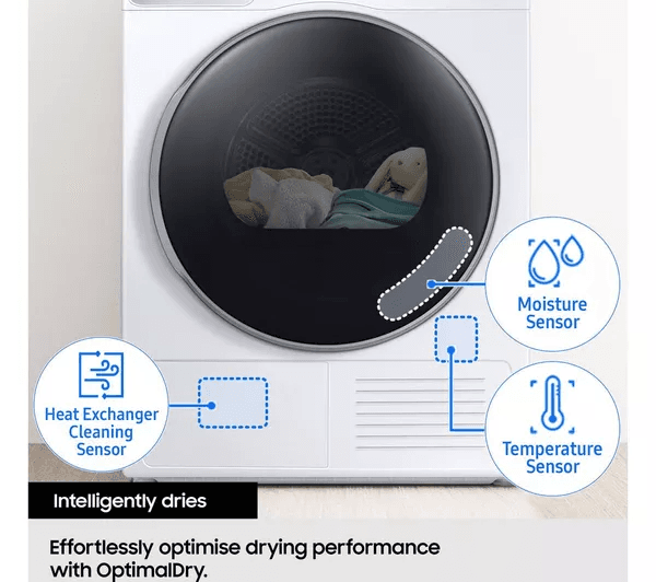 SAMSUNG Series 5 AI Energy DV80CGC0B0ABEU 8 kg Heat Pump Tumble Dryer - Black