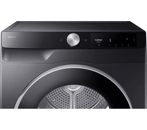 SAMSUNG Series 7 OptimalDry DV90T6240LB S1 9 kg Heat Pump Tumble Dryer - Black