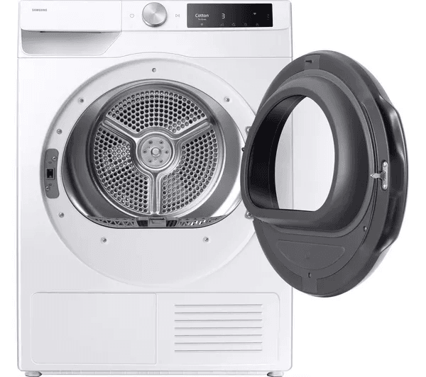 SAMSUNG Series 7 OptimalDry DV90T6240LE S1 9 kg Heat Pump Tumble Dryer - White