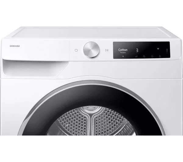 SAMSUNG Series 7 OptimalDry DV90T6240LE S1 9 kg Heat Pump Tumble Dryer - White